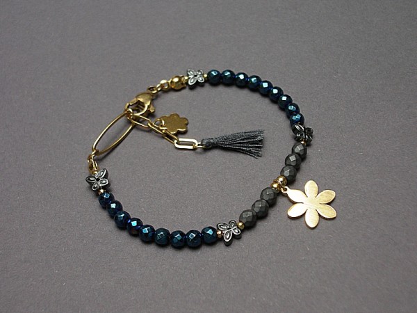 Alloys Collection /hematyt blue/ - bransoletka