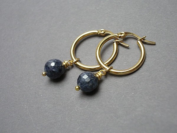 Alloys Collection /szafiry/ circle - kolczyki