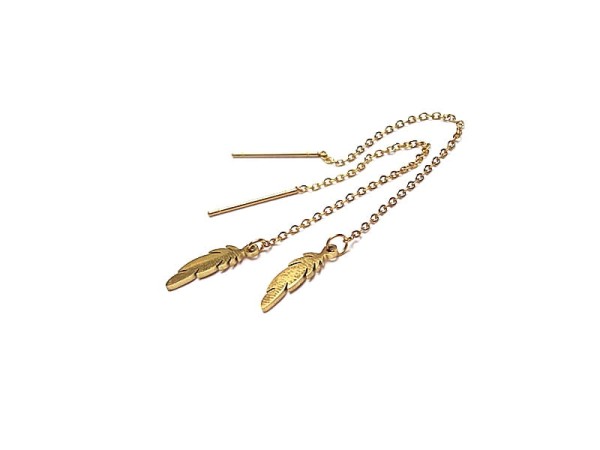 Alloys Collection /Feathers/ long - kolczyki