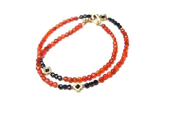 Karneol /choker/ Szlachetna kolekcja