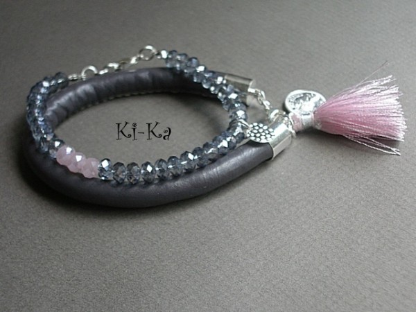 PINK AND GREY 1 - BRANSOLETKI