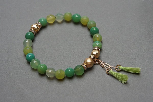 Troki /light green/ - bransoletka