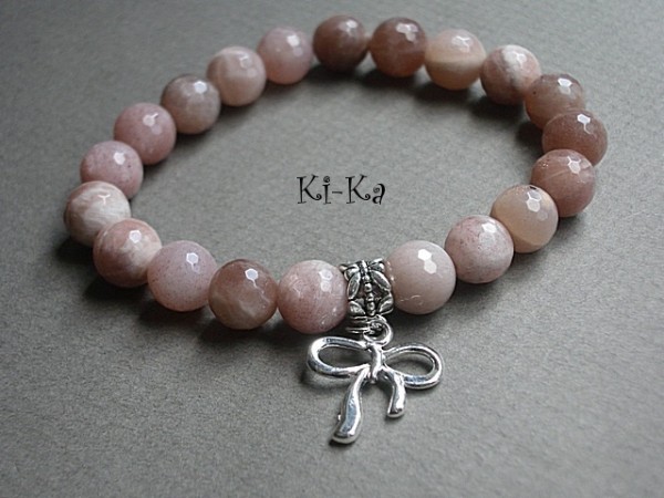 NUDE AND GREY  1 /SILVER / -BRANSOLETKA