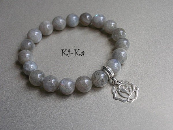 NUDE AND GREY  2 /SILVER / -BRANSOLETKA