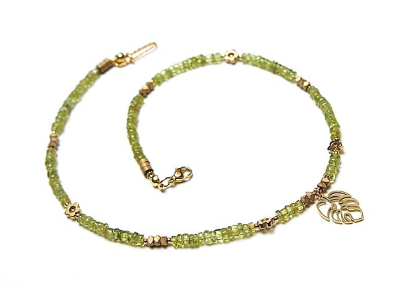 Peridot choker - Szlachetna kolekcja