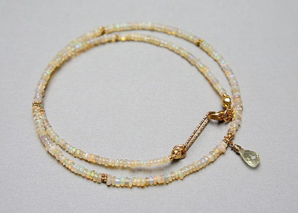 Opal etiopski /choker/ - Szlachetna kolekcja