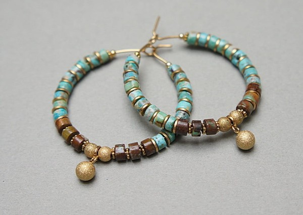 Alloys Collection Wianki (Turkus) vol. 5 - kolczyki