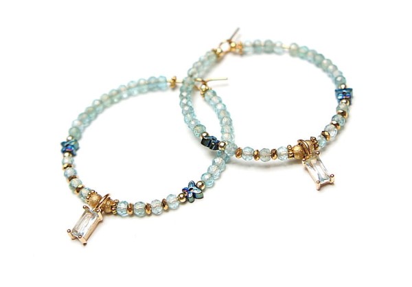 Alloys Collection Wianki /Apatyt/ - kolczyki