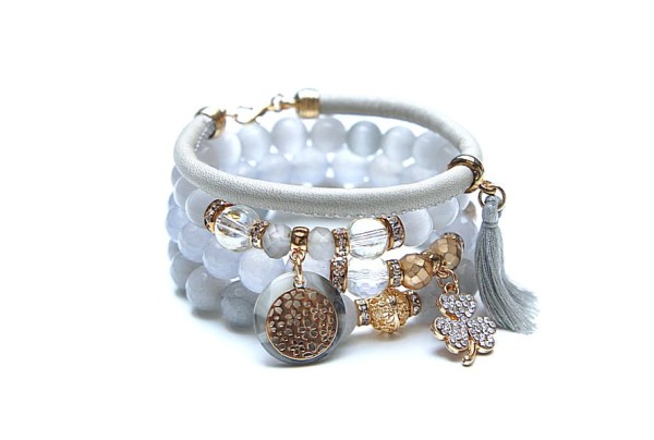 Grey set /15-01-24/ - zestaw bransoletek