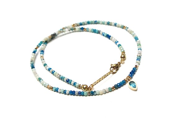 Chryzokola vol. 3 /choker/ -naszyjnik - Szlachetna kolekcja