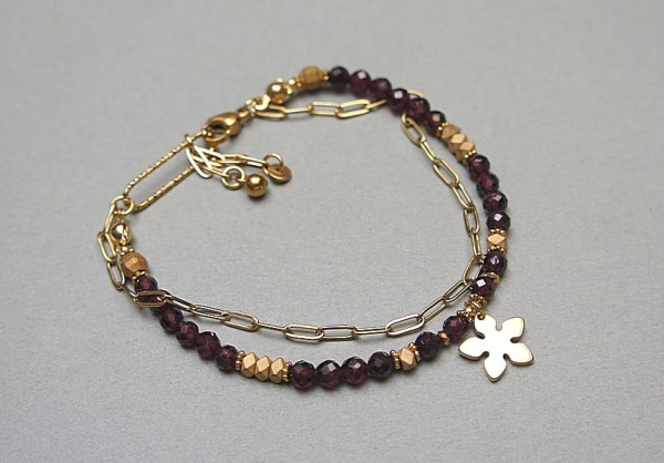 Granaty vol. 17 - bransoletka /Szlachetna kolekcja/