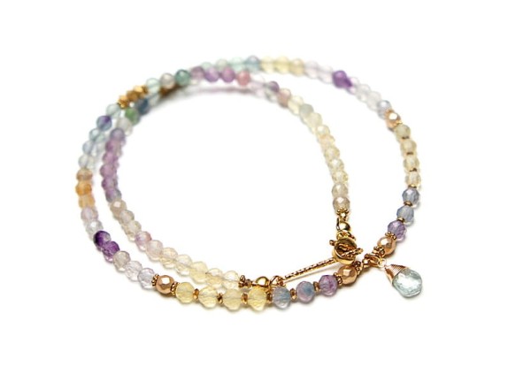 Fluoryt vol. 6 /choker/ naszyjnik - Szlachetna kolekcja