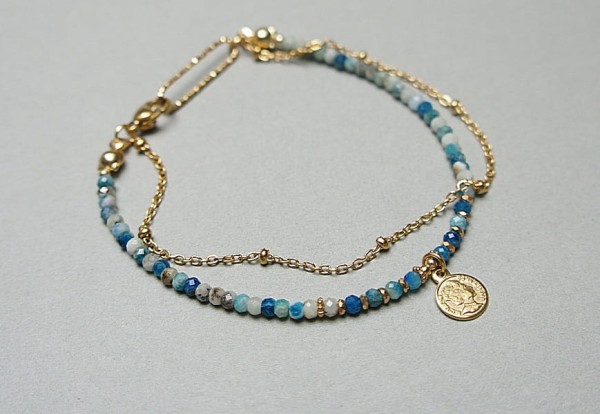 Chryzokola /bransoletka/ - Szlachetna kolekcja