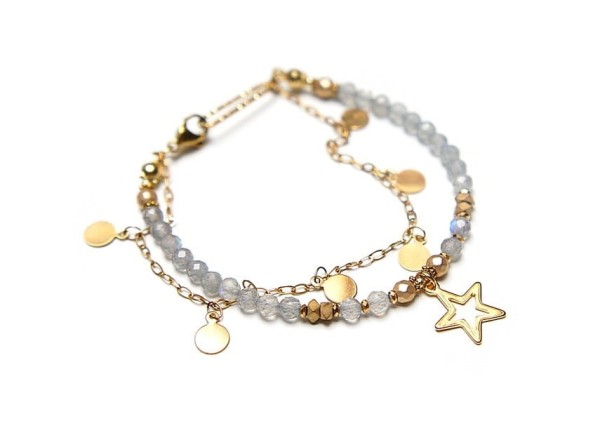 Labradoryty vol. 17 - bransoletka / Szlachetna kolekcja/