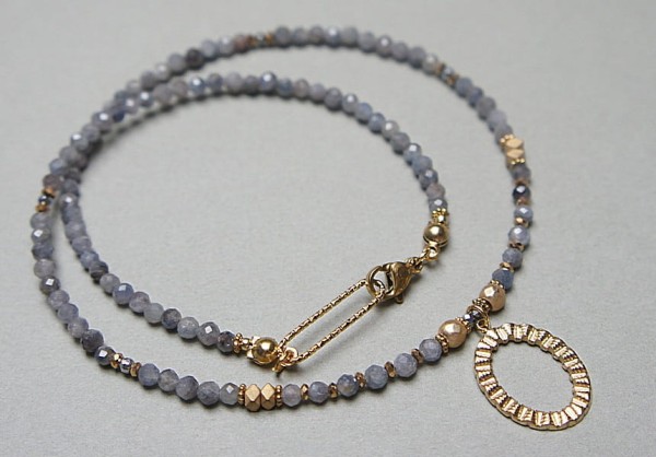 Szafiry vol. 6 l. blue /choker/ - naszyjnik /Szlachetna kolekcja/