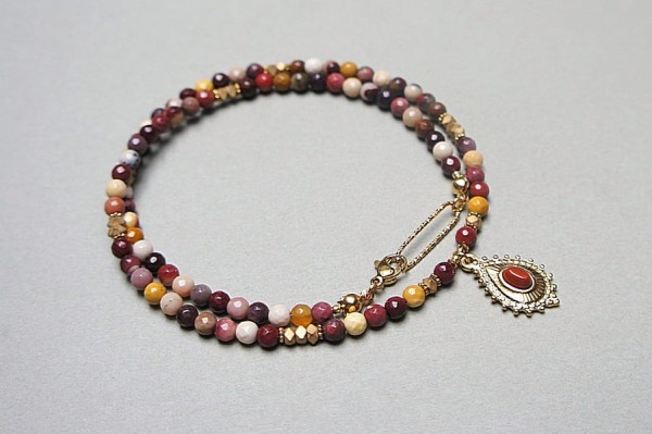 Jaspis Mokait vol. 2 /choker/ - Szlachetna kolekcja