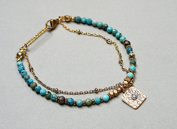 Turkus vol. 10 - bransoletka - Szlachetna kolekcja