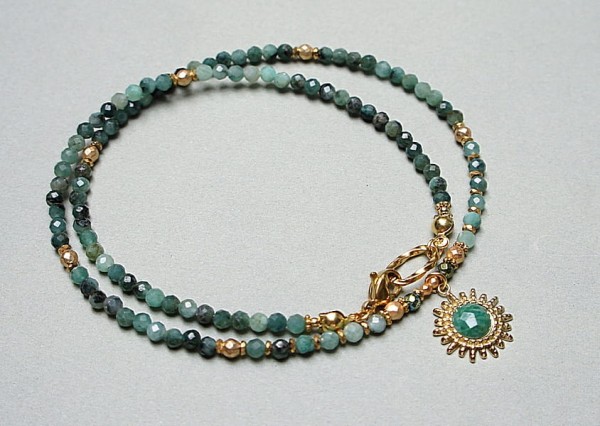 Szmaragdy vol. 5 choker - naszyjnik - Szlachetna kolekcja