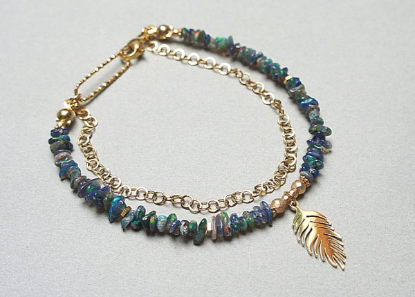 Opal peruwiański /bransoletka/ - Szlachetna kolekcja /20.07.24/