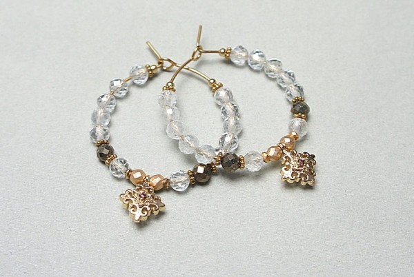 Alloys Collection Wianki /Topaz/ - kolczyki /22.07.24/