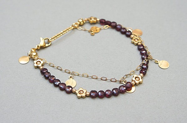 Granaty vol. 19 - bransoletka /Szlachetna kolekcja/