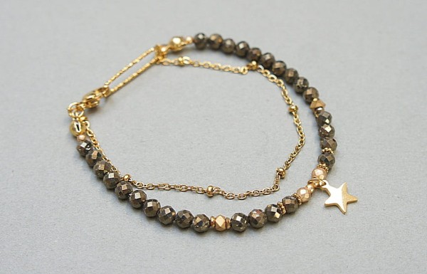 Piryt - bransoletka - Szlachetna kolekcja /04.08.24/