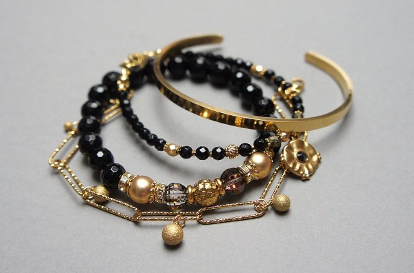 Zestaw bransoletek /onyks/ vol. 2 - Szlachetna kolekcja