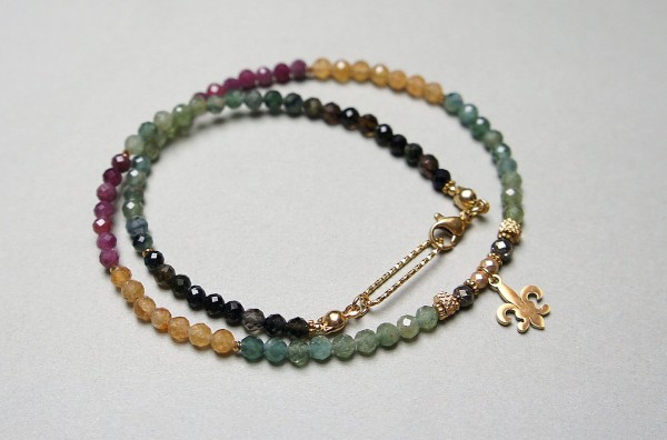 Turmaliny /choker/ vol. 32 naszyjnik /17.01.25/- Szlachetna kolekcja