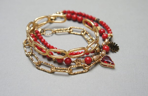 Zestaw bransoletek Koral vol. 4 /02.03.25/ - Szlachetna kolekcja