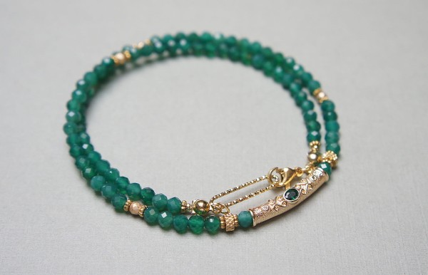 Green onyx vol. 3 /choker/ 02.03.25 naszyjnik - Szlachetna kolekcja