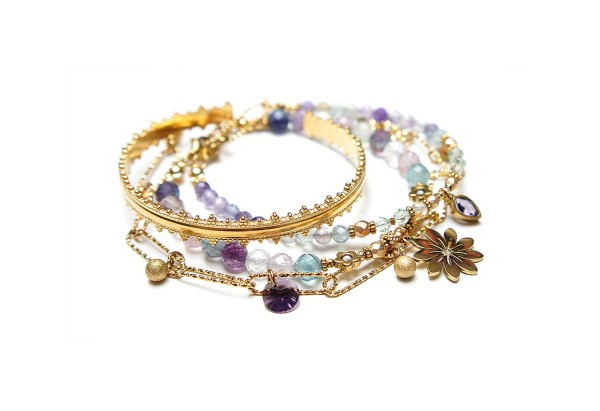 Zestaw bransoletek Fluoryt vol. 2 /set/ 20.03.25 - Szlachetna kolekcja