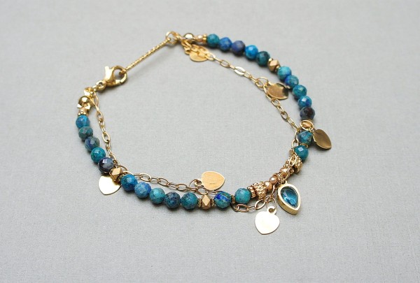 Chryzokola vol. 3 /15.04.25/ bransoletka - Szlachetna kolekcja