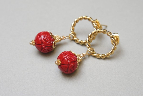 Alloys Collection - Red koral vol. 2 kolczyki