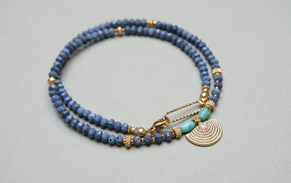 Sea collection - Koral blue /choker/ 24.04.25