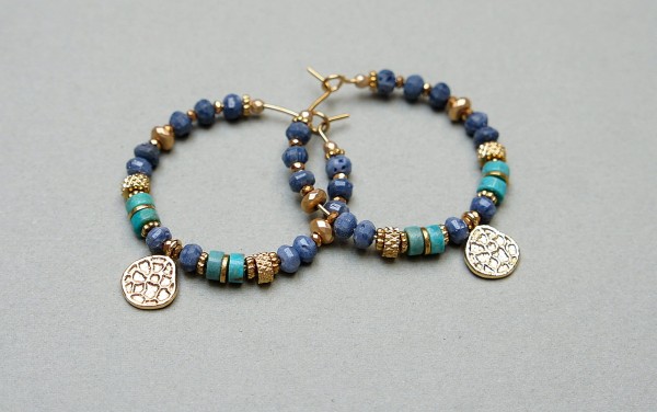 Sea Collection Wianki (Koral blue) 24.04.25 - kolczyki