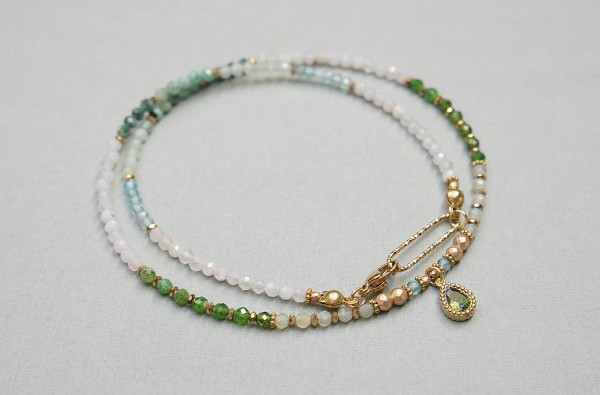 Mix kamieni naturalnych /choker/ vol. 7 - Szlachetna kolekcja