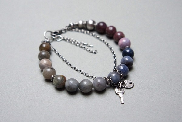 Sapphire and ruby mix vol. 5 - bransoletka