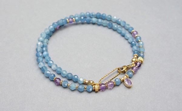 Akwamaryn choker vol. 13 /naszyjnik/ 28.06.25 - Szlachetna kolekcja