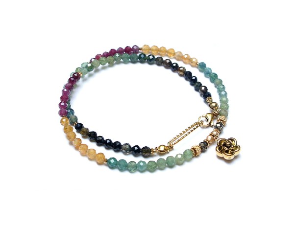 Turmaliny /choker/ vol. 43 naszyjnik /15.10.25/- Szlachetna kolekcja