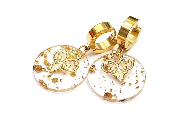 Alloys Collection -Płatki złota /13.10.25/ - kolczyki