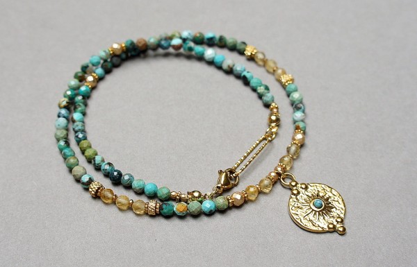 Turkus vol. 42 /choker/ 22.10.25 naszyjnik - Szlachetna kolekcja