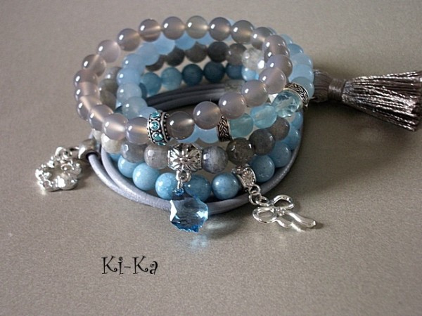 BLUE AND GREY 5  - BRANSOLETKA