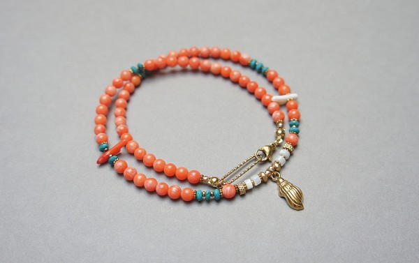 Sea collection - Koral orange vol. 4 /choker/ 26.01.26