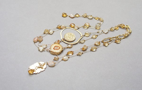 Sautoir /Cytryn/ 12.01.26 - długi naszyjnik