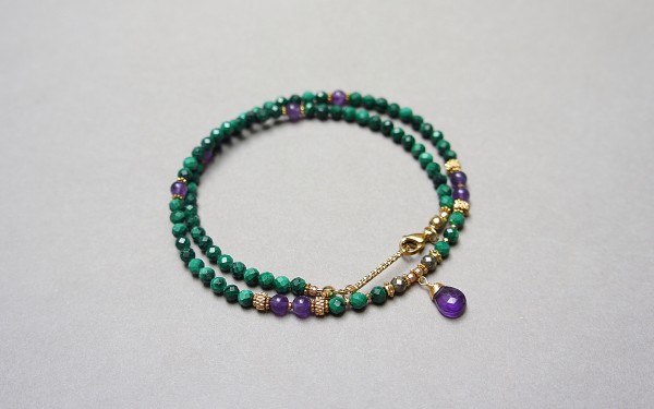 Malachity choker vol. 10 /23.02.26/ naszyjnik - Szlachetna kolekcja