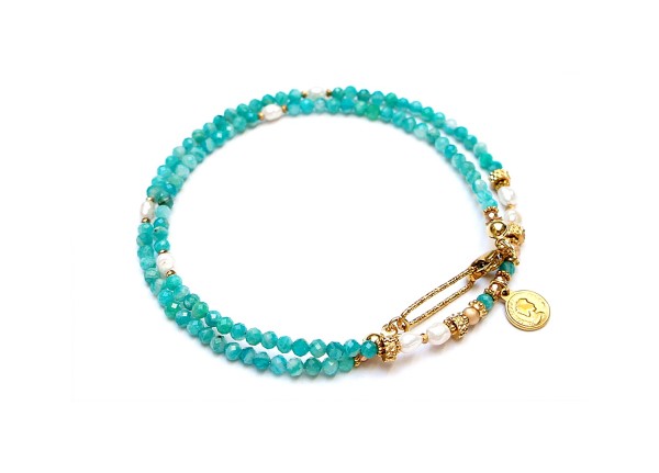 Amazonit rosyjski /choker/ 30.03.26/- Szlachetna kolekcja