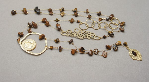 Sautoir /tygrysie oko/ 01.04.26 - naszyjnik