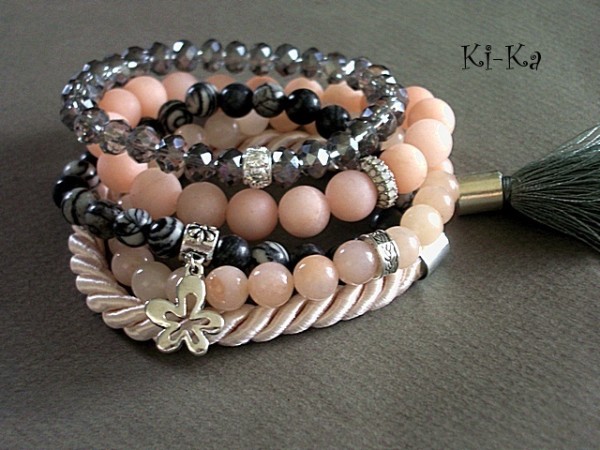 NUDE AND BLACK 4 - BRANSOLETKI