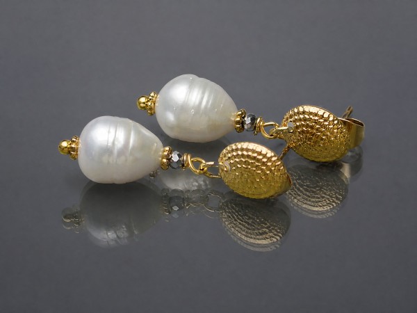 Pearls [white] perły vol. 27 - kolczyki