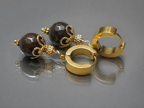 Alloys Collection - Bronzyt - kolczyki /18.11.25/
